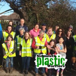 Sidmouth Plastic Warriors Clean up Woolbrook